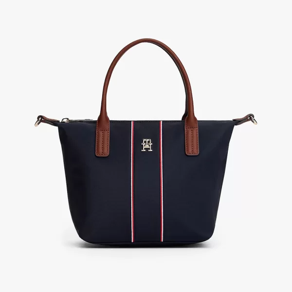 TOMMY HILFIGER POPETTE MINI TOTE CORP AW0AW17707-0GY DarkBlue