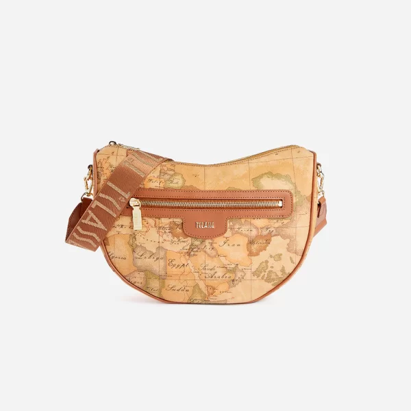 ALV.MARTINI SHOULD.BAG 80%CO,PVC20%LEATH.IT.ORIGIN CE055-6000-0010 Tan