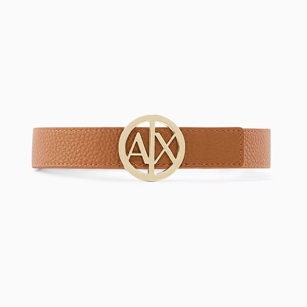 ARMANI EXCHANGE PLATE BELT 9411180A877-M6291 Tan