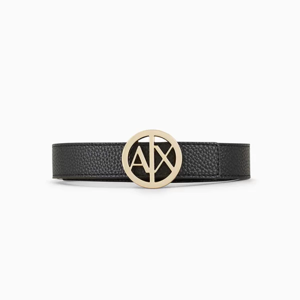 ARMANI EXCHANGE PLATE BELT 9411180A877-77520 Black