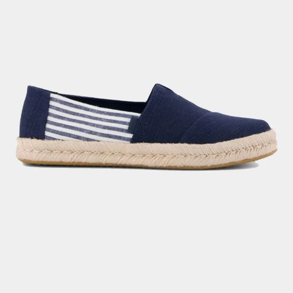 TOMS NVY HRTG CVS/STRP WM ALROPE ESP 10023243-NAVY NavyBlue
