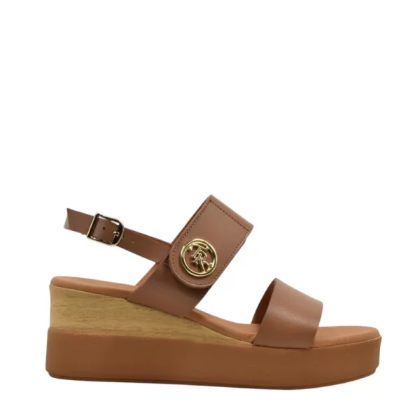 Γυναικείες πλατφόρμες Ragazza 0391 ταμπά δέρμα