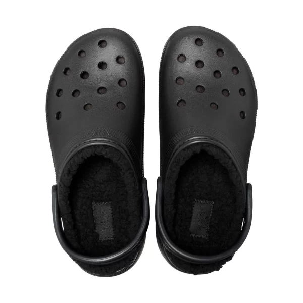 Crocs γυναικεία clogs με επένδυση από faux γούνα 