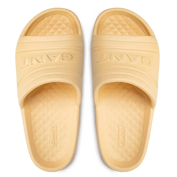 Gant γυναικείες σαγιονάρες μονόχρωμες με ανάγλυφο λογότυπο 