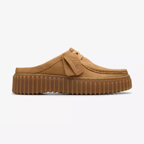 Clarks γυναικεία δερμάτινα mules 