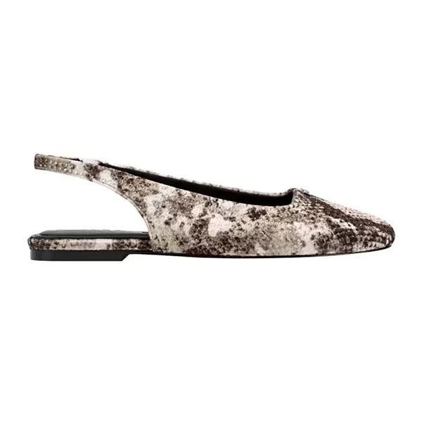 DKNY γυναικείες μπαλαρίνες Slingback με all-over print 