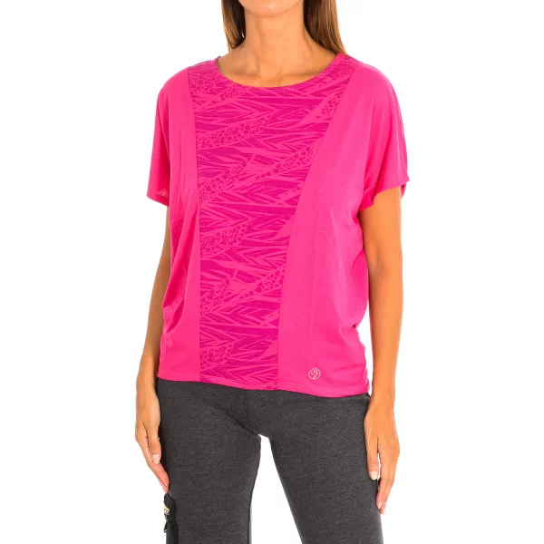 T-shirt με κοντά μανίκια Zumba Z1T00685-FUCSIA