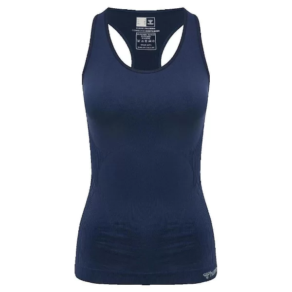 Αμάνικα/T-shirts χωρίς μανίκια hummel Débardeur hmlTIF SEAMLESS TOP sans couture bleu