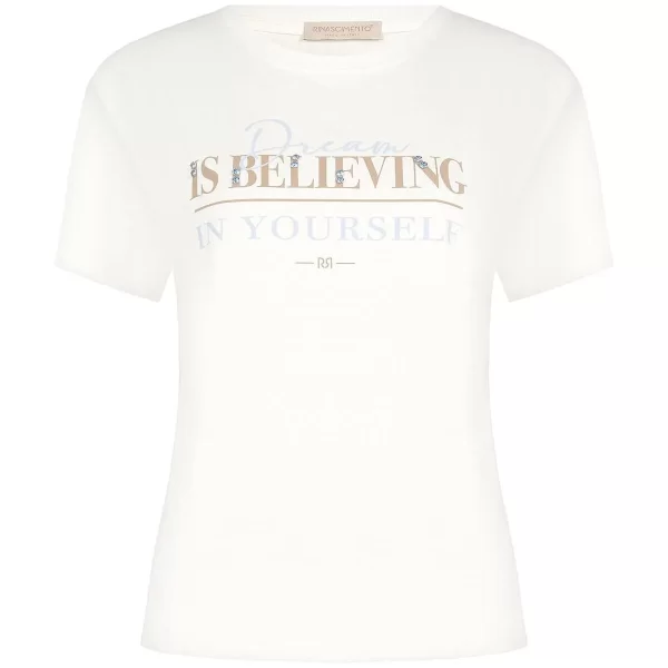 T-shirt με κοντά μανίκια Rinascimento CFC0128561003