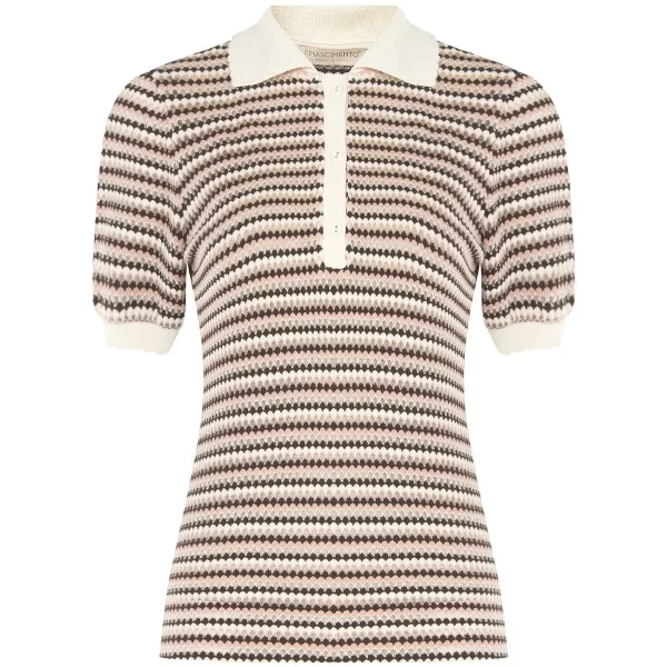 Πόλο με κοντά μανίκια Rinascimento CFC0129452003