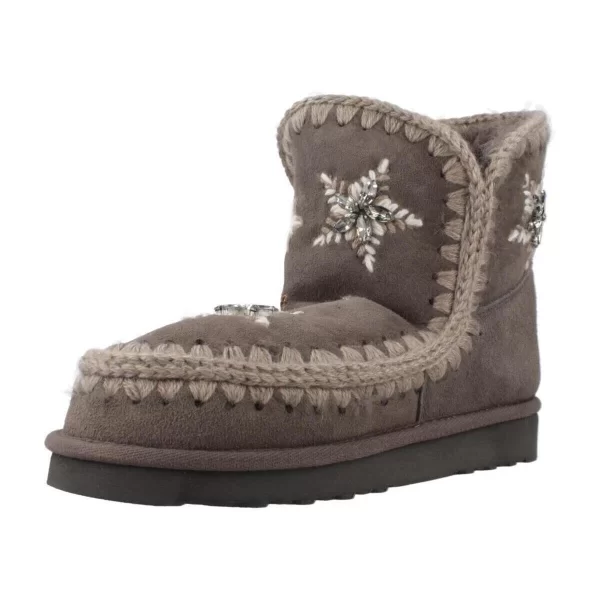 Μποτίνια Mou Eskimo Wool Stars rhinest Cha