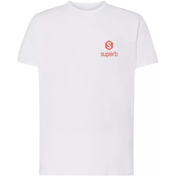 T-shirt με κοντά μανίκια Superb 1982 RSC-S2107-WHITE
