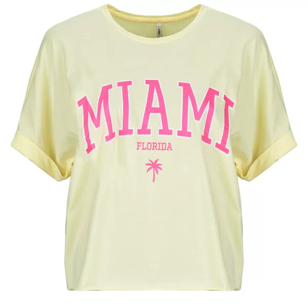 T-shirt με κοντά μανίκια Only ONLMINDY LIFE