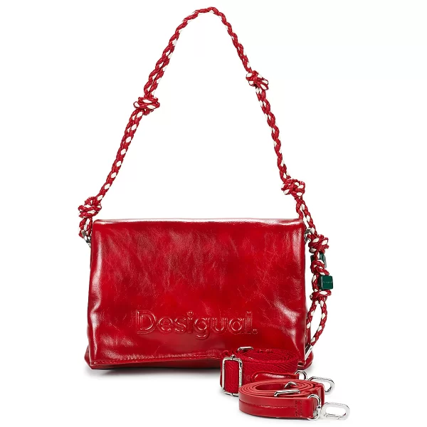 Τσάντες ώμου Desigual BAG_HALF LOGO VENECIA 4.0 RED
