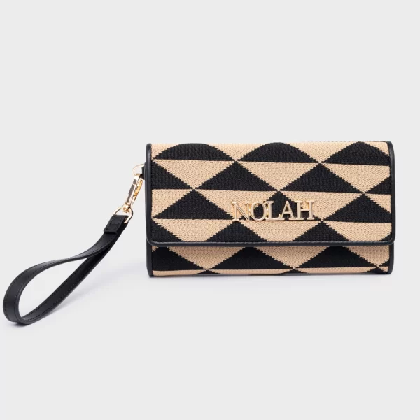 NOLAH ΓΥΝΑΙΚΕΙΟ ΠΟΡΤΟΦΟΛΙ ROMVOUS BEIGE-BLACK