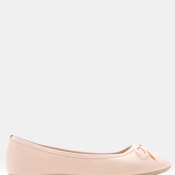 Μπαλαρίνες με Διακοσμητικό Φιόγκο - Nude