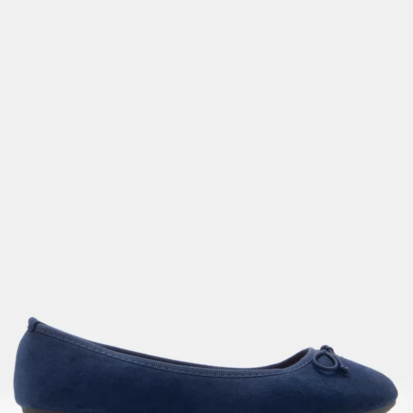 Μπαλαρίνες με Διακοσμητικό Φιόγκο - Μπλε Σκούρο