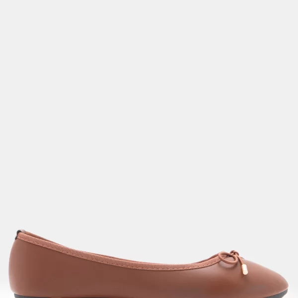 Μπαλαρίνες με Διακοσμητικό Φιόγκο - Καφέ