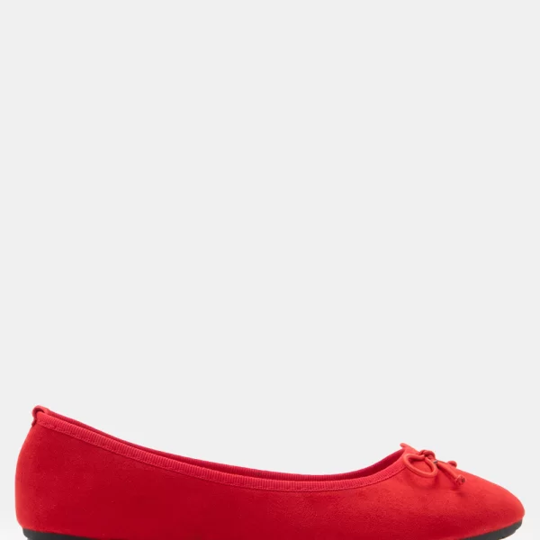 Μπαλαρίνες με Διακοσμητικό Φιόγκο - Κόκκινο