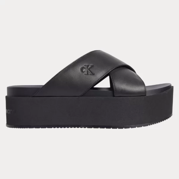 FLATFORM CALVIN KLEIN CROSS MG UC BLACK CALVIN KLEIN