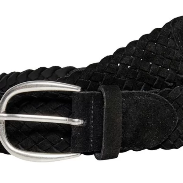 ΔΕΡΜΑΤΙΝΗ ΖΩΝΗ ONLY LOUISA BRAIDED BLACK ONLY