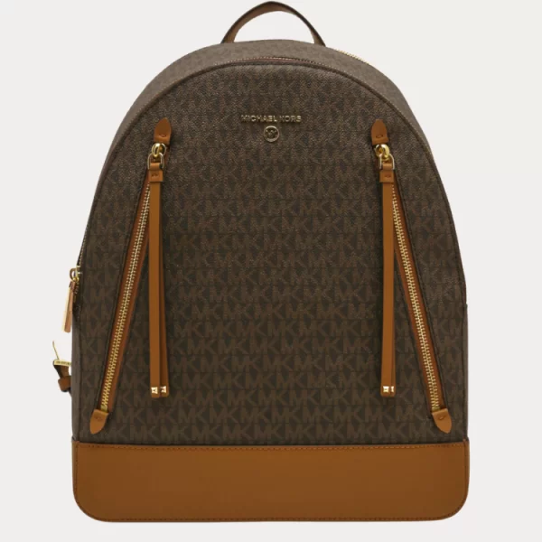 BACKPACK MICHAEL KORS PATTERN BROWN MICHAEL KORS