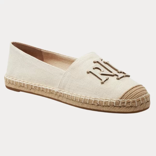 ΕΣΠΑΝΤΡΙΓΙΕΣ RALPH LAUREN CAMERYN LOGO WHITE POLO RALPH LAUREN