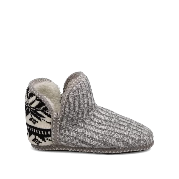 Γκρι παντόφλα μποτάκι