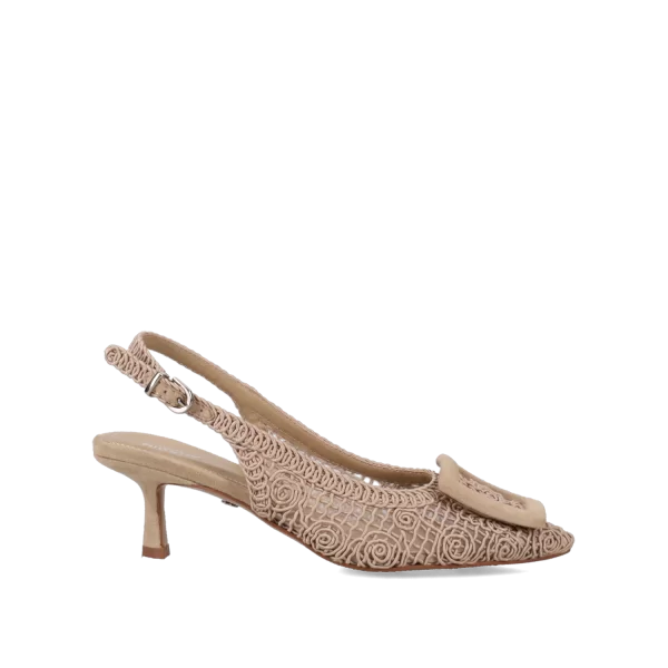 Μπεζ εξώφτερνη γόβα