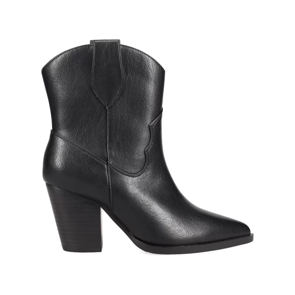 Μαύρο western μποτάκι