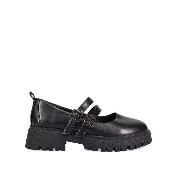 Μαύρη chunky μπαλαρίνα