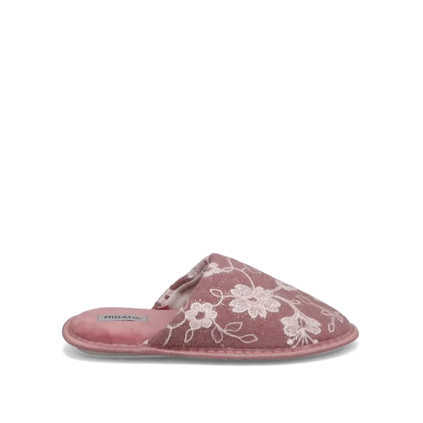 Ροζ γυναικεία παντόφλα