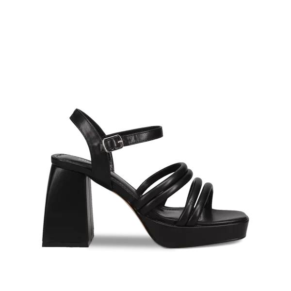 Μαύρο ψηλοτάκουνο πέδιλο