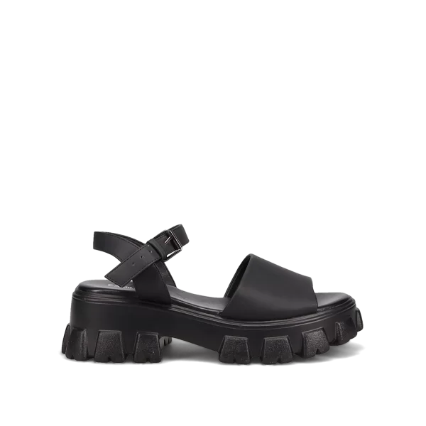 Μαύρο chunky πέδιλο