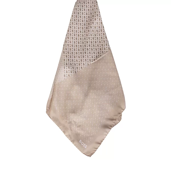 Boss Γυναικείο Μαντήλι Με All Over Monogram Σχέδιο