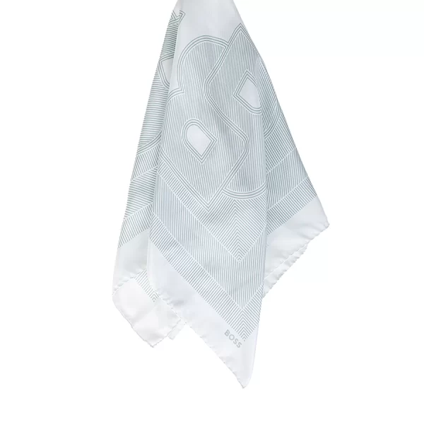 Boss Γυναικείο Μαντήλι Με Geometric Logo Print
