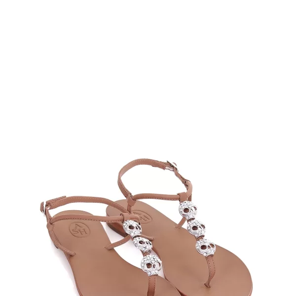 Shoes Bazaar - Γυναικεία Δερμάτινα Σανδάλια Ash