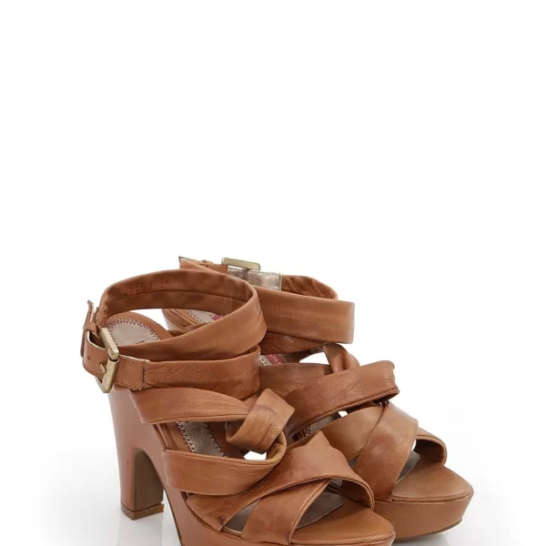 Shoes Bazaar - Γυναικεία Πέδιλα Janet & Janet Με Τακούνι