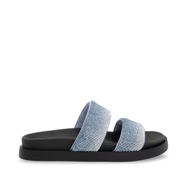 Rieker W1451-14 Ανατομικό Πέδιλο Ασημί 3cm