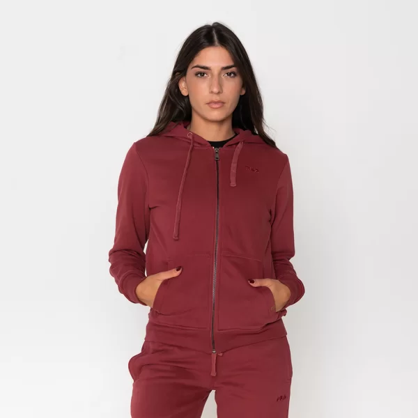 FILA JOAN FULL-ZIP HOODIE ΚΟΚΚΙΝΟ