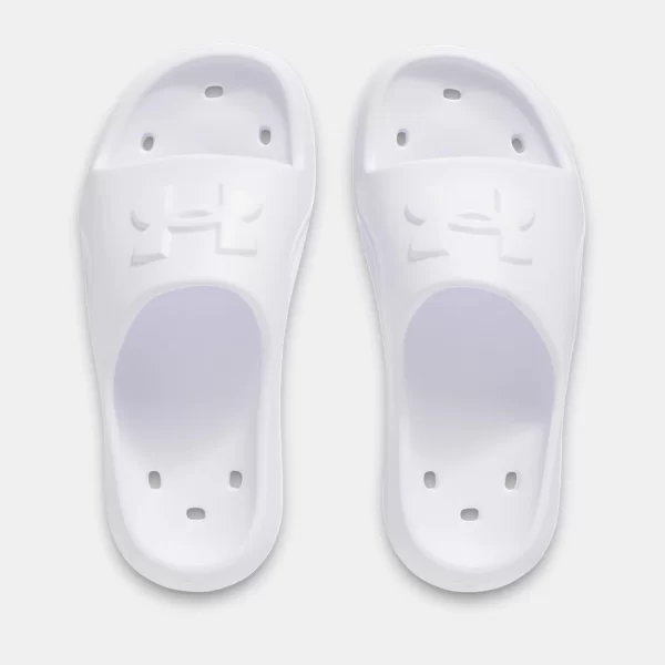 UNDER ARMOUR WOMEN'S LOCKER V SLIDES ΑΣΠΡΟ