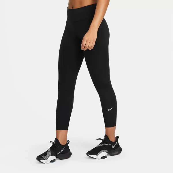 NIKE ONE CROPPED TIGHTS ΜΑΥΡΟ