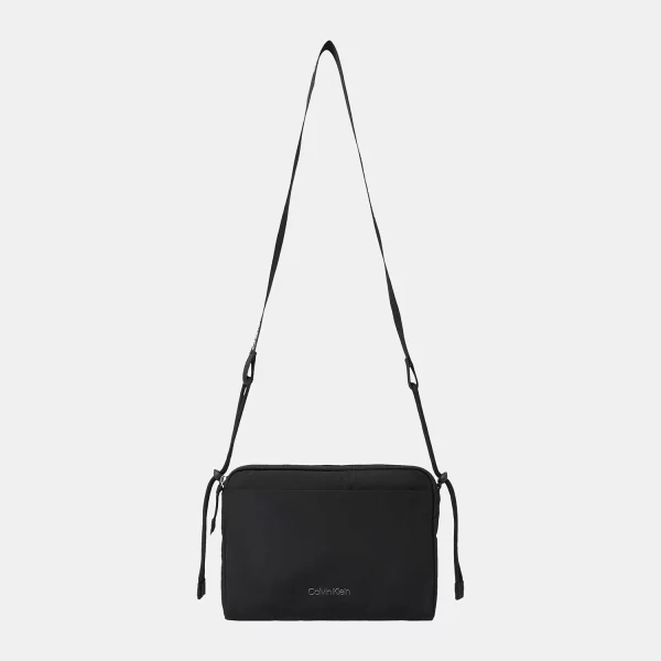CALVIN KLEIN PERFORMANCE CROSSBODY BAG ΜΑΥΡΟ