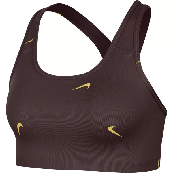 NIKE SWOOSH PRINT BRA ΚΟΚΚΙΝΟ
