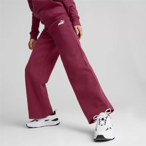PUMA ESSENTIALS+ STRAIGHT LEG SWEATPANTS ΚΟΚΚΙΝΟ