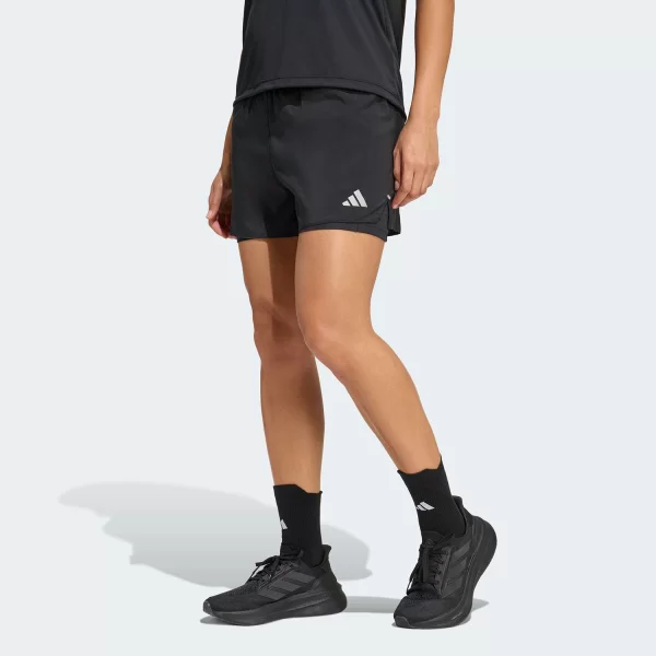 ADIDAS ADI365 RUNNING ESSENTIALS 2IN1 SHORTS ΜΑΥΡΟ