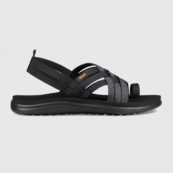 TEVA VOYA STRAPPY SANDALS ΜΑΥΡΟ