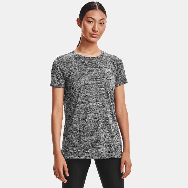 UNDER ARMOUR TECH TWIST T-SHIRT ΜΑΥΡΟ