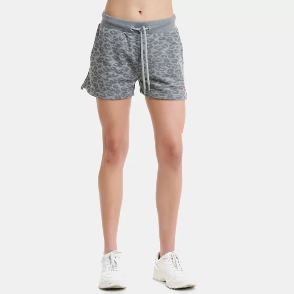 BDTK ALL OVER PRINTED SHORTS ΓΚΡΙ