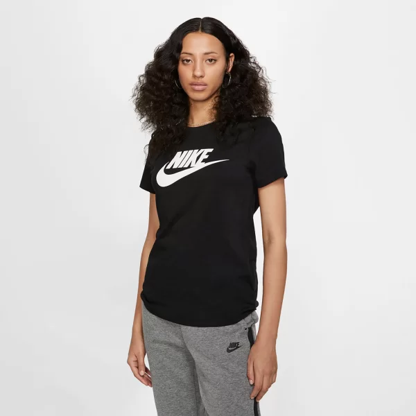 NIKE SPORTSWEAR ESSENTIAL T-SHIRT ΜΑΥΡΟ